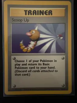 Scoop Up 107/130 Rare Base Set Pokemon WOTC English Vintage - Image 1