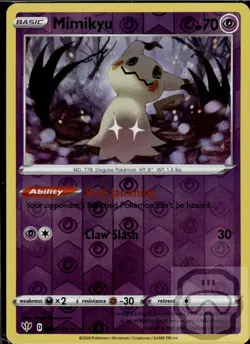 Mimikyu 081/189 R Darkness Ablaze Pokemon Reverse Holo NM/M - Image 3