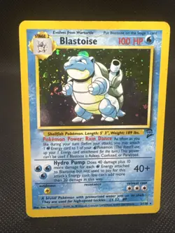 Blastoise 002/130 Base Set 2 Holo HP+ Pokemon TCG - Image 1