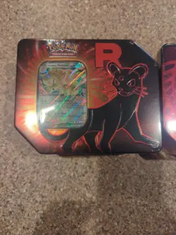 Pokemon Team Rocket/Destined Rivals Tin Set of 3 Mewtwo, Persian, Nidoking - Image 2