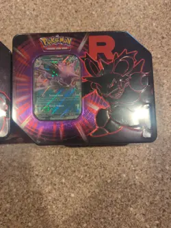 Pokemon Team Rocket/Destined Rivals Tin Set of 3 Mewtwo, Persian, Nidoking - Image 4