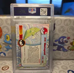 2000 Topps Chrome Pokemon T.V. Metapod #11 Pokemon T.V. PSA 9 - Image 2