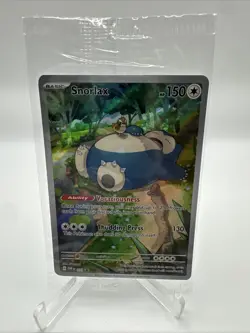 SEALED - 051 Snorlax Pokemon TCG Black Star 151 ETB Promo Card MEW - Image 1