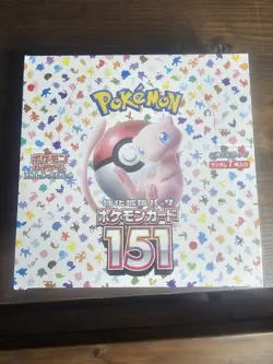 Japanese Pokemon 151 Booster Box Factory Sealed (20 Booster Packs) Pokemon TCG - Image 1
