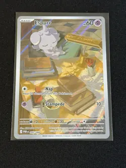 Pokemon TCG Espurr 095/088 POR Rare Holo Basic 60HP Psychic Nintendo - Image 1