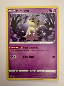 Pokemon TCG Darkness Ablaze Mimikyu 081/189 VLP - Image 1