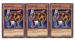 Yugioh- 3X Dododo Bot - Common - 1st Edition - CBLZ-EN001 - Light Play - Image 1
