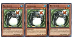 Yugioh- 3X Nopenguin - Common - Unlimited - PRIO-EN037 - Light Play - Image 1
