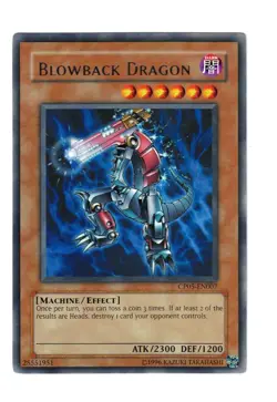 Yugioh- 1X Blowback Dragon - Rare - Unlimited - CP05-EN007 - Near Mint - Image 1