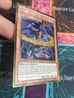Yu-Gi-Oh! Darkflare Dragon PGLD-EN040 1st Edition Gold Rare NM - Image 2