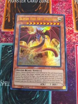 Yu-Gi-Oh! Slifer The Sky Dragon MVP1-EN057 Ultra Rare 1st Edition Near Mint b2/ - Image 1