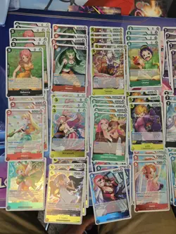 BANDAI ONE PIECE EB-03 HEROINES RARE FOIL LOT OF 83 - Image 2
