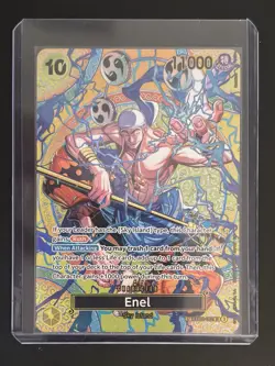 ONE PIECE CCG Adventure On Kami’s Island ENEL SP SR Special Print OP15 EB02-052 - Image 4