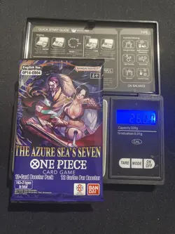 (ULTRA HEAVY) 26.00g One Piece OP14 Azure Sea's Seven Booster Pack NEW SEALED - Image 1
