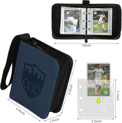 Mini Card Binder 1 Pocket, 80 Pockets Trading Card Binder, Premium Small 2 Pocke - Image 2