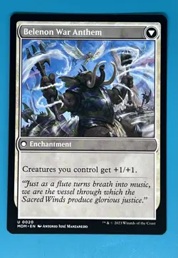 Mtg Invasion of Belenon / Belenon War Anthem March of the Machine Regular - Image 1