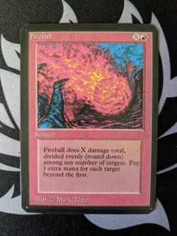 Fireball ~ Alpha [Near Mint][Magic MTG] - Image 1