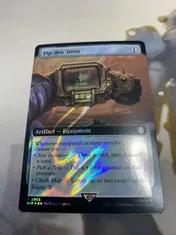 Pip-Boy 3000 - Surge Foil - Extended Art Fallout MTG - Image 3
