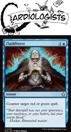 Flashfreeze 0590 | Magic the Gathering MTG | Foundations | Uncommon I NM - Image 1