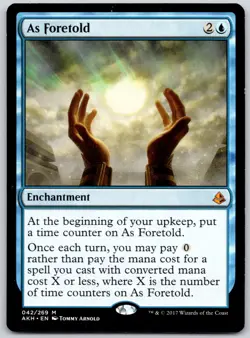 As Foretold - Amonkhet AKH - MTG - LP Magic - 42 M - Image 1