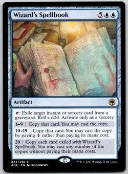 Wizard's Spellbook - Adventures in the Forgotten Realms AFR - MTG - LP Magic - 8 - Image 1