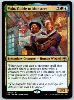 Volo, Guide to Monsters - Adventures in the Forgotten Realms AFR - MTG - LP - Image 1