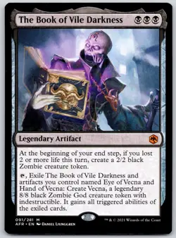 The Book of Vile Darkness - Adventures in the Forgotten Realms AFR - MTG - LP - Image 1