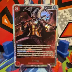 Krieg OP15-008 SR Adventure On Kami’s Island One Piece Card Game English - Image 1