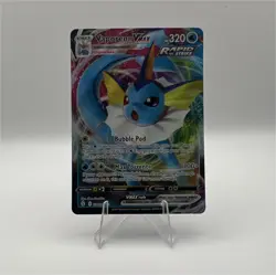 Vaporeon VMAX 320 HP Ultra Rare Holo Pokemon Card SWSH07 Evolving Skies 030/203 - Image 1