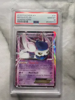 Mixed Graded Pokemon Card Bundle 8-10 Meowstic EX + Flareon EX & More - Image 4