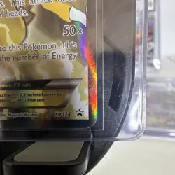 Pikachu EX XY124 Full Art Holo Black Star Promo 130 HP Pokemon Card - Image 2