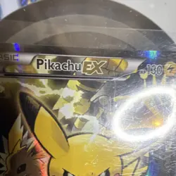 Pikachu EX XY124 Full Art Holo Black Star Promo 130 HP Pokemon Card - Image 5