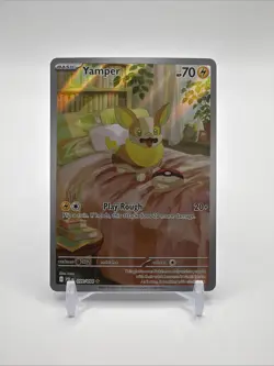 Yamper 099/094 Me02: Phantasmal Flames Holo NM Pokemon Card Illustration Rare - Image 1