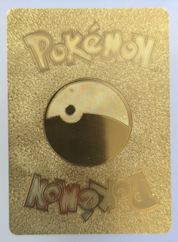 Pokemon Mega M Charizard EX 230hp Gold Foil Fan Art Collector Card TCG - Image 2