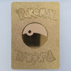 Pokemon Pikachu VMAX Gigantamax 310hp Gold Foil Fan Art Collector Card TCG - Image 2