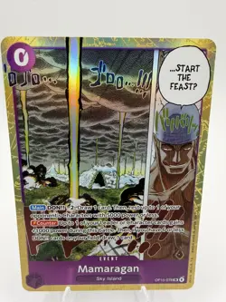 One Piece Mamaragan OP15-078 SR Holo Event Card One Piece CCG English Card - Image 1