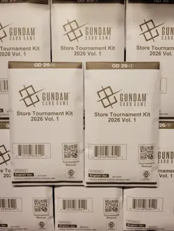 8x Gundam Card Game Store Tournament Kit 2026 Vol. 1 *FACTORY SEALED* NEW - Image 1