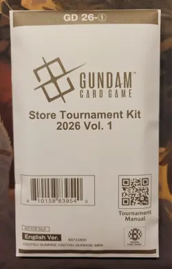 8x Gundam Card Game Store Tournament Kit 2026 Vol. 1 *FACTORY SEALED* NEW - Image 2