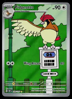 Pokemon Card - Pidgeotto Obsidian Flames 208/197 Illustration Rare 2023 - Image 1