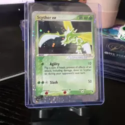 Pokemon Scyther EX Holo Card 2003 Ruby and Sapphire 102/109 NM Condition - Image 1