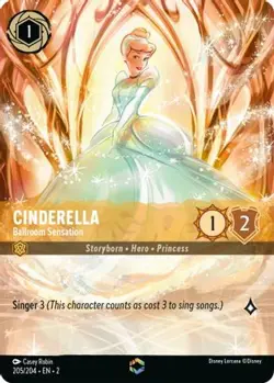 Cinderella - Ballroom Sensation (Enchanted) (205/204) - Enchanted - Holofoil Nea - Image 1