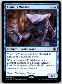 Yuan-Ti Malison - Adventures in the Forgotten Realms AFR - MTG - LP Magic - 86 R - Image 1