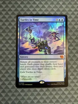 MTG Turtles in Time #0055 Foil Mythic Teenage Mutant Ninja Turtles (TMT) - Image 1