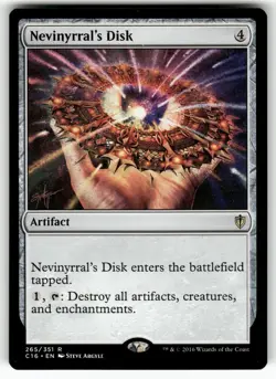 Nevinyrral's Disk 265 Rare Commander 2016 Near Mint - Image 1