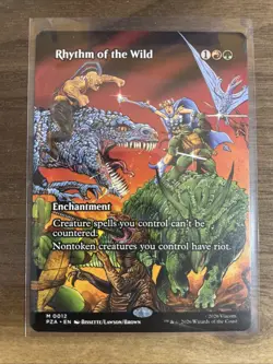 Rhythm of the Wild (Borderless) - 0012 - Regular- PZA - TMNT - NM - - Image 1