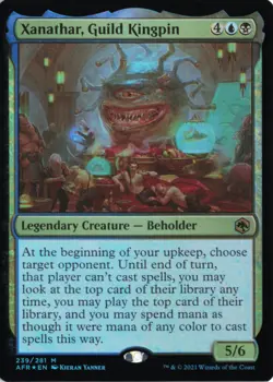 Xanathar, Guild Kingpin FOIL 239 AFR Adventures in the Forgotten Realms NM - Image 1