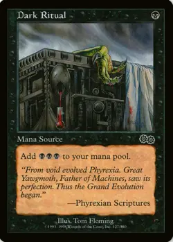 X 1 Dark Ritual NM-M USG 127 MTG Magic The Gathering - Image 1