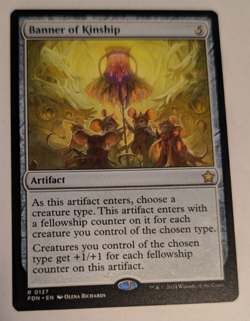 Banner of Kinship - Magic the Gathering - Foundations R0127 - Pack Fresh!! - Image 1