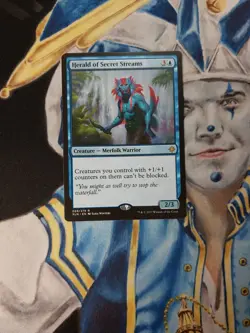 Herald of Secret Streams MTG Ixalan Blue Rare Creature Near-Mint x1 - Image 2