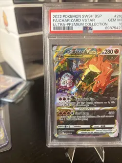 2022 Pokemon SWSH BSP Ultra Premium Collection #262 FA Charizard VSTAR PSA 10 - Image 3